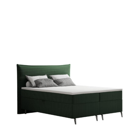 łóżka kontynentalne na nóżkach z materacem bonell pocket