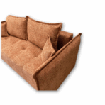 Nowoczesna kanapa rozkładana Luna/Brzoskwiniowa- internetowy sklep meblowy