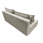 Mebel wolnostojący z tyłu obity tkaniną Beżową