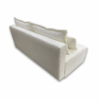 Wygodna śmietankowa sofa rozkładana do spania codziennego – nowoczesny design