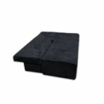 Wygodna kanapa tapicerowana z funkcją spania Maylo/Czarna