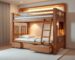 Łóżka piętrowe z szufladami i schowkami